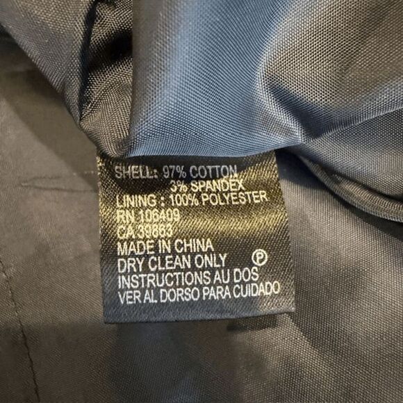 Tahari Sleeveless Navy Blue V-Neck Dress Ruffle Waist Pintucks Back Zip Size 8 - Picture 8 of 12